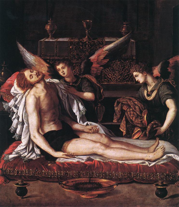 The Body of Christ with Two Angels